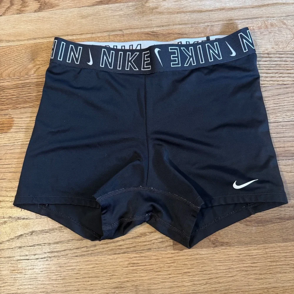 Nike Pro Womens Black‎ Compression Volleyball Shorts XS